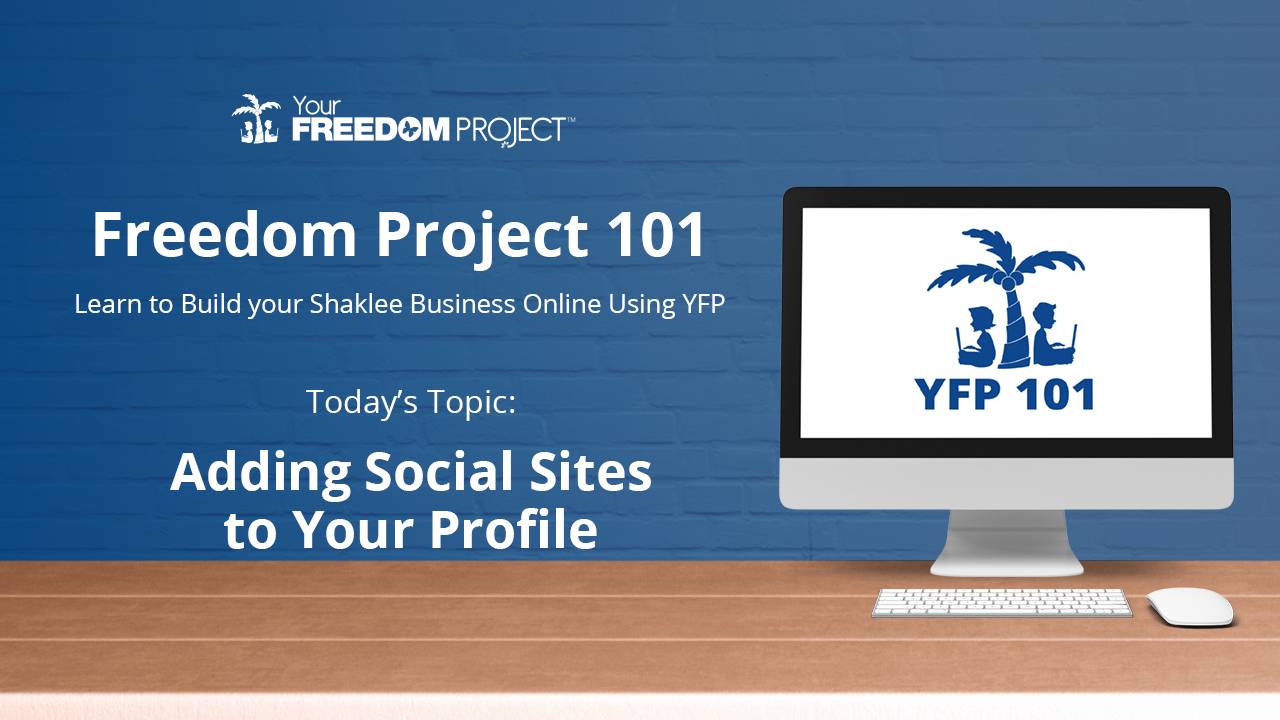 Adding Social Site To Your Profile